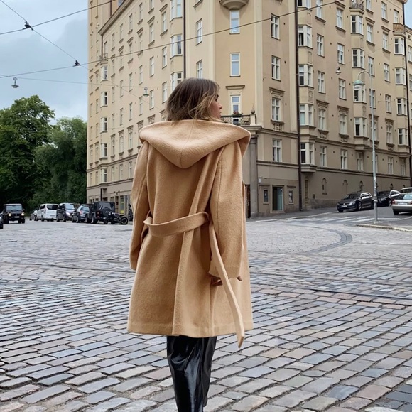 Wilfred Acre Robe Coat, Colour: Chasm (Tan). Size: XXS - Picture 3 of 6